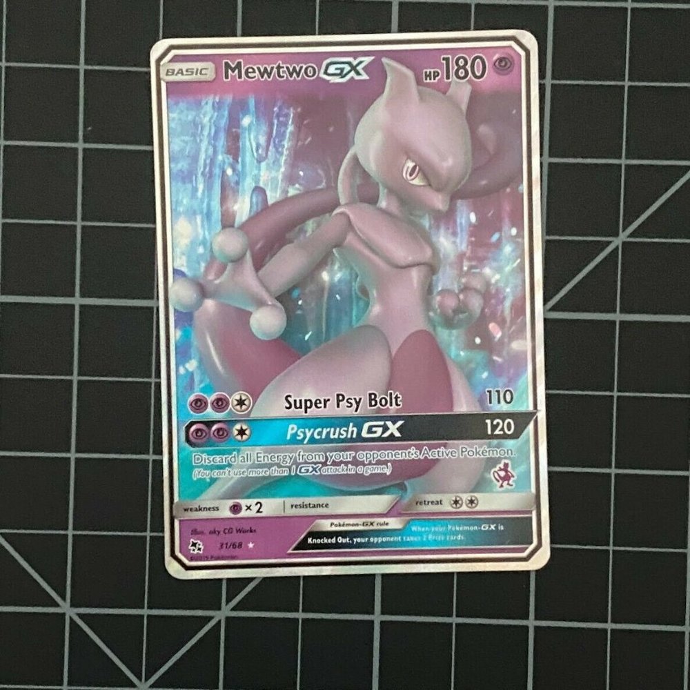 Pokemon TCG Mewtwo Deck Mewtwo GX 31/68 -- 60 Card Deck -- Holo Rare
